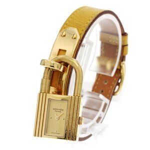HERMES Kelly watch gold Dial Quartz Ladies Watch_864046